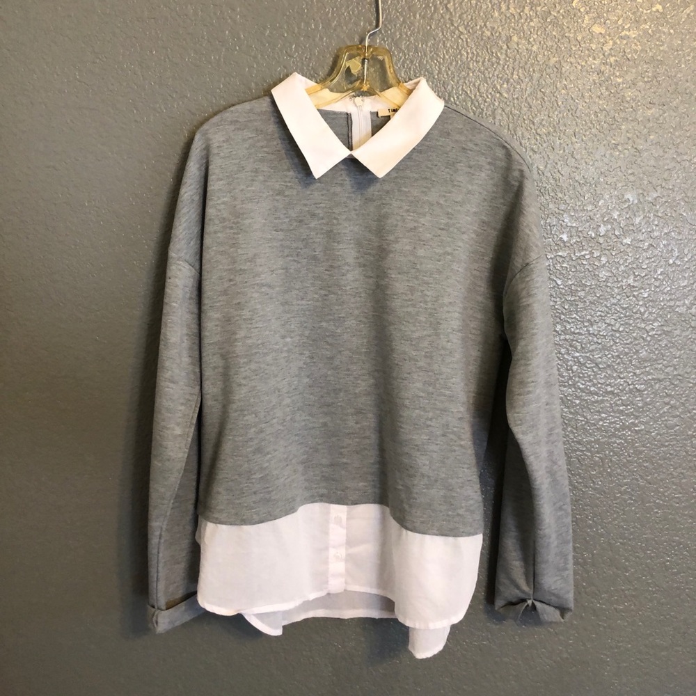 Cute layered collared shirt